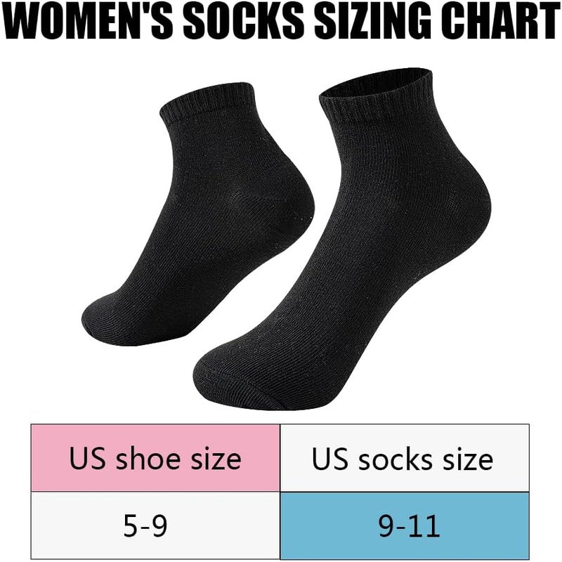 JOYNÉE 8/16 Pairs Womens Ankle Socks Lightweight Breathable Low Cut Casual Socks,Sock Size:9-11 - Image 5
